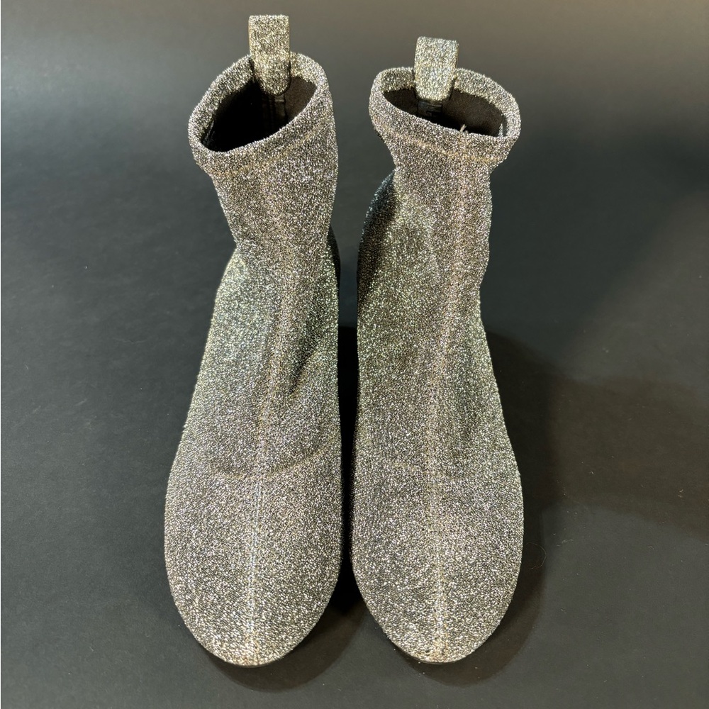 Zara Glitter Sock Booties